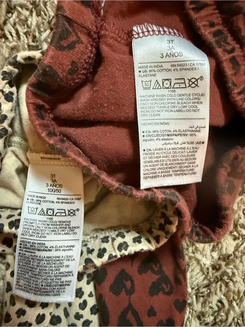Lot of Old Navy Toddler Girls’ Leggings 3T
